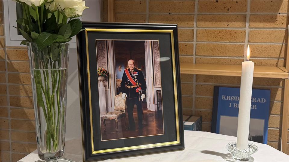 Lenke til artikkel: Krødsherad markerer Kong Harald Vs bortgang