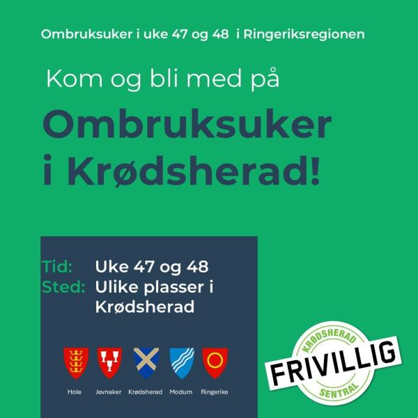 Lenke til artikkel: Ombruksuker i Krødsherad!