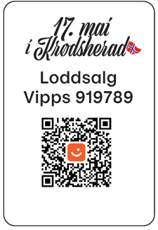 plakat med vips nummer og QR-kode - Klikk for stort bilde