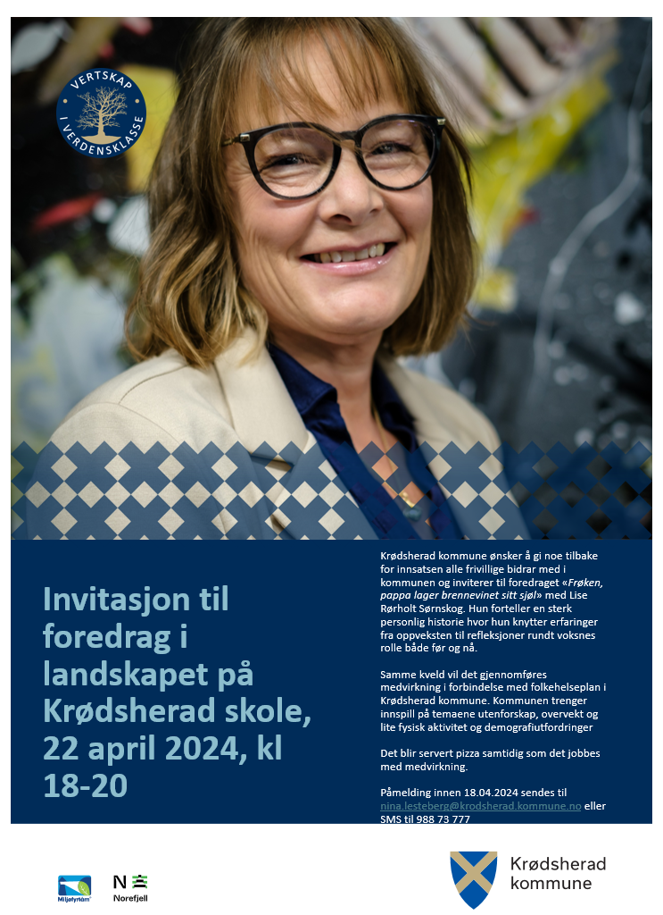 Informasjonsplakat om arrangementet - Klikk for stort bilde